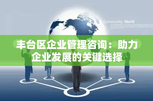 丰台区企业管理咨询：助力企业发展的关键选择
