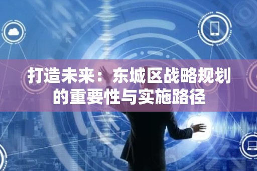 打造未来：东城区战略规划的重要性与实施路径