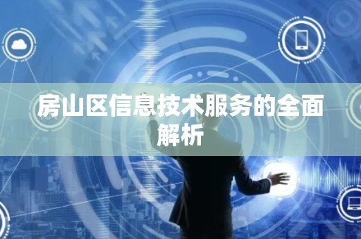 房山区信息技术服务的全面解析