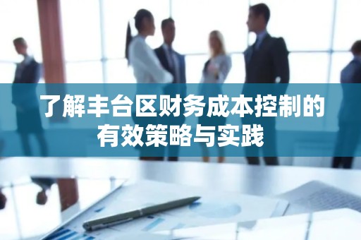 了解丰台区财务成本控制的有效策略与实践