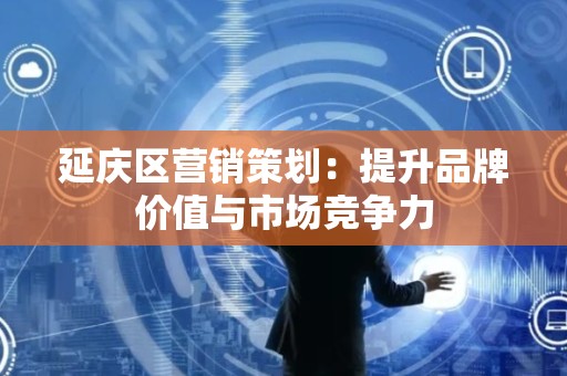 延庆区营销策划：提升品牌价值与市场竞争力