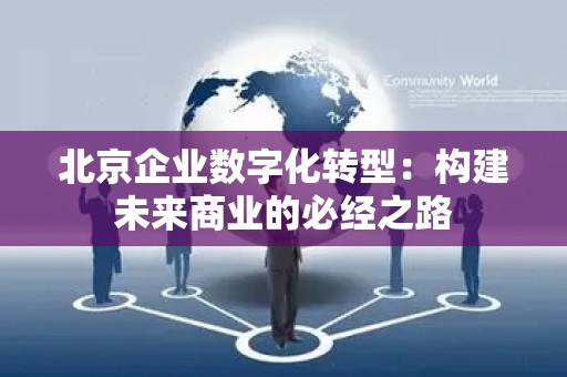 北京企业数字化转型：构建未来商业的必经之路