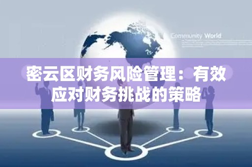 密云区财务风险管理：有效应对财务挑战的策略
