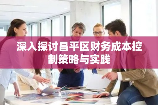 深入探讨昌平区财务成本控制策略与实践