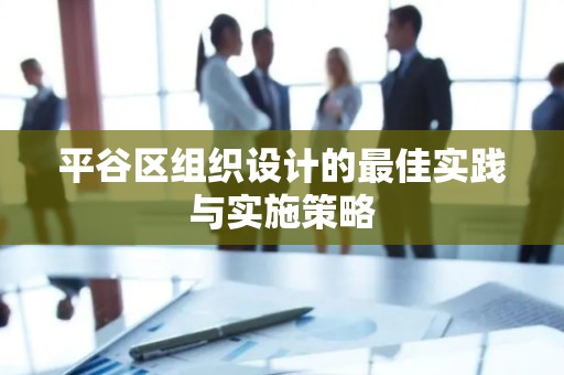 平谷区组织设计的最佳实践与实施策略