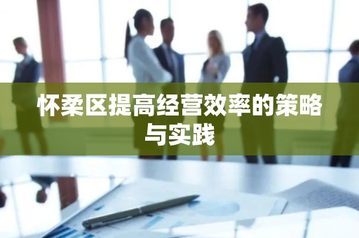 怀柔区提高经营效率的策略与实践