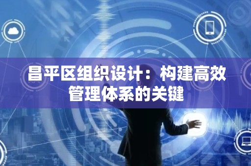 昌平区组织设计：构建高效管理体系的关键