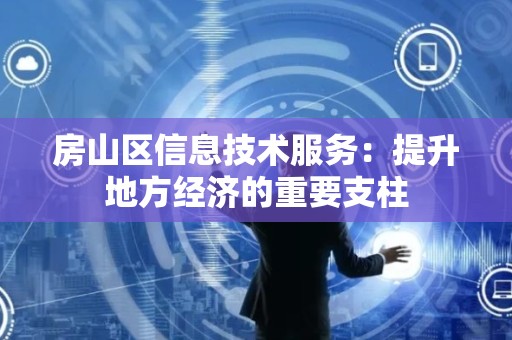 房山区信息技术服务：提升地方经济的重要支柱