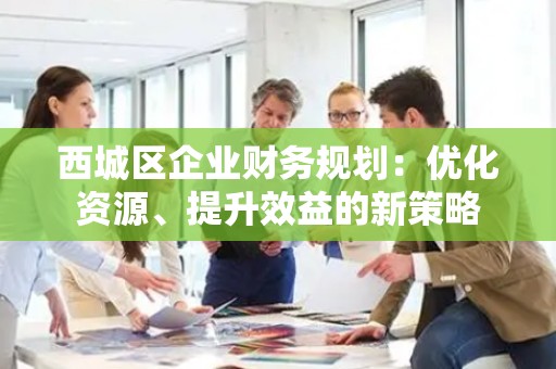 西城区企业财务规划：优化资源、提升效益的新策略