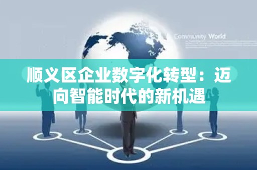 顺义区企业数字化转型：迈向智能时代的新机遇