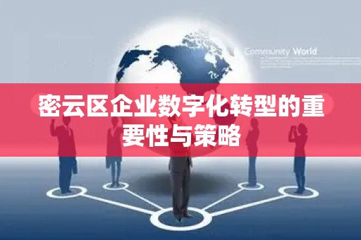 密云区企业数字化转型的重要性与策略