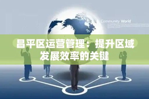 昌平区运营管理：提升区域发展效率的关键