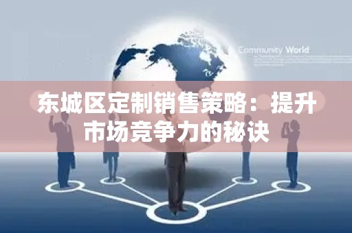 东城区定制销售策略：提升市场竞争力的秘诀