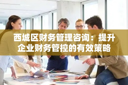 西城区财务管理咨询：提升企业财务管控的有效策略