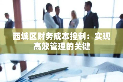 西城区财务成本控制：实现高效管理的关键