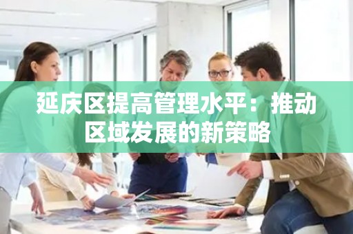 延庆区提高管理水平：推动区域发展的新策略
