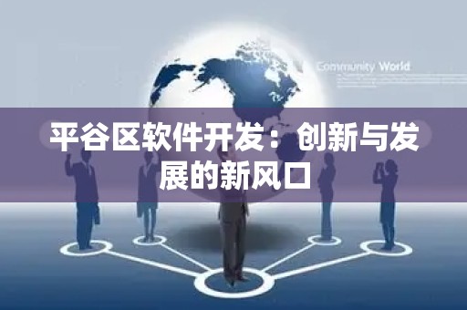平谷区软件开发：创新与发展的新风口