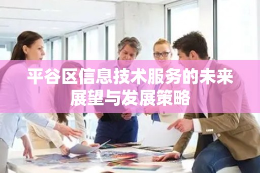 平谷区信息技术服务的未来展望与发展策略