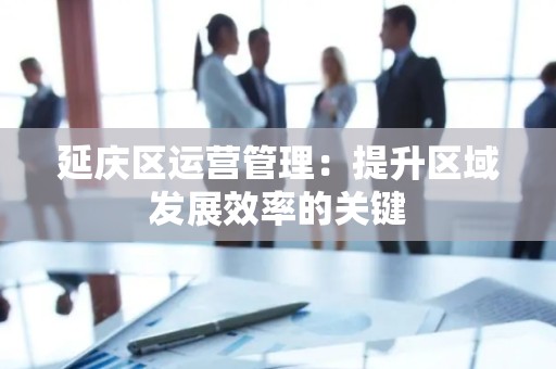 延庆区运营管理：提升区域发展效率的关键