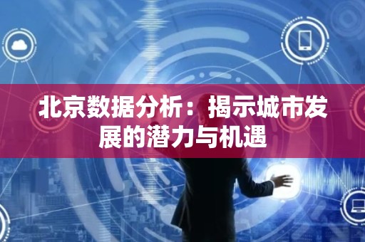 北京数据分析：揭示城市发展的潜力与机遇