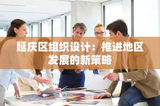 延庆区组织设计：推进地区发展的新策略