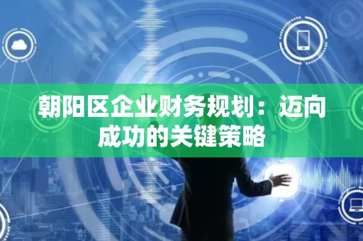 朝阳区企业财务规划：迈向成功的关键策略