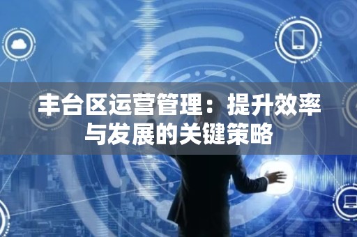 丰台区运营管理：提升效率与发展的关键策略